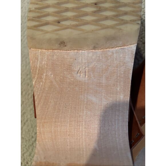 Swedish Hasbeens Husband Clogs in Cognac - Picture 6 of 6